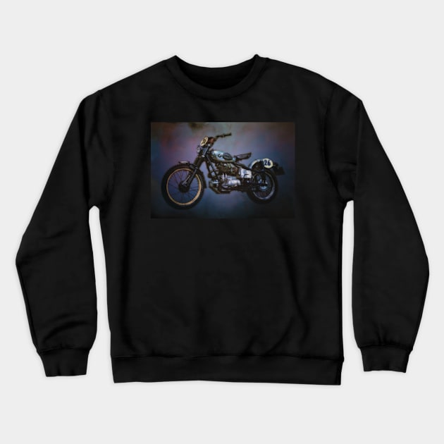 Racing Motorcycle Crewneck Sweatshirt by JimDeFazioPhotography